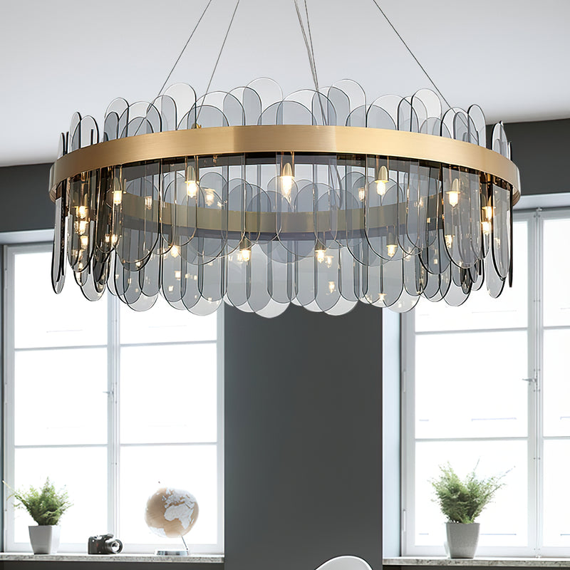 Solana Glass Chandelier