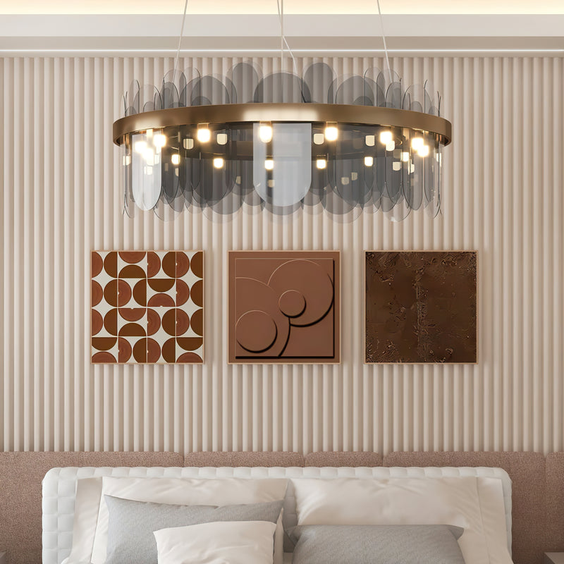 Solana Glass Chandelier