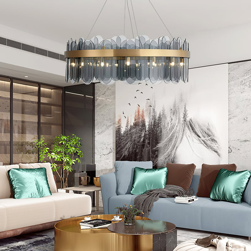 Solana Glass Chandelier