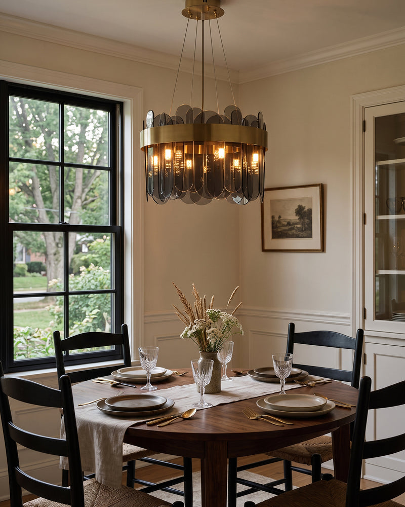 Solana Glass Chandelier