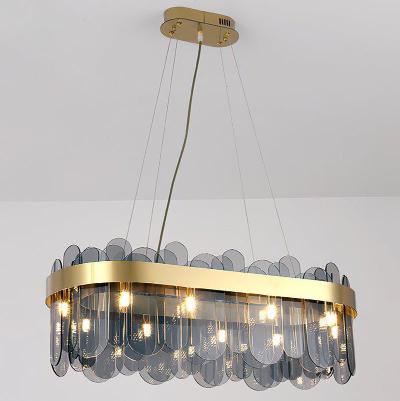 Solana Glass Chandelier