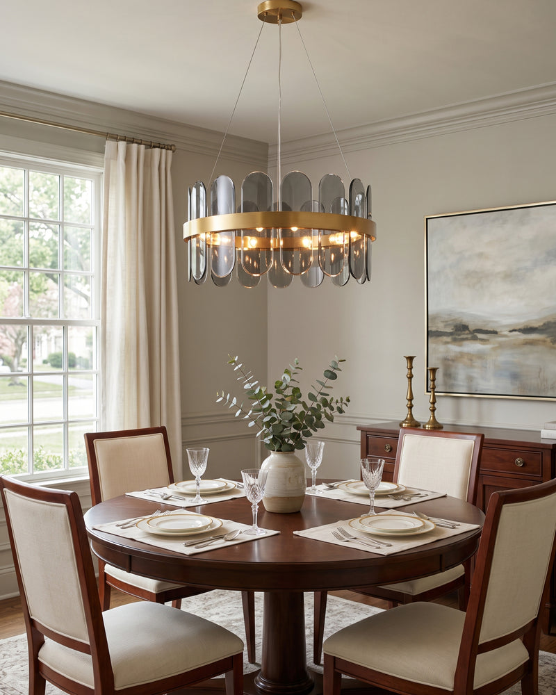 Solana Glass Chandelier