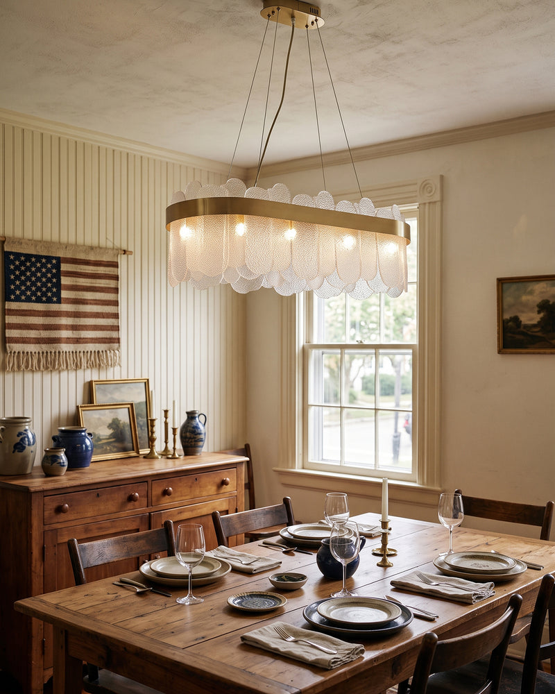Solana Glass Chandelier