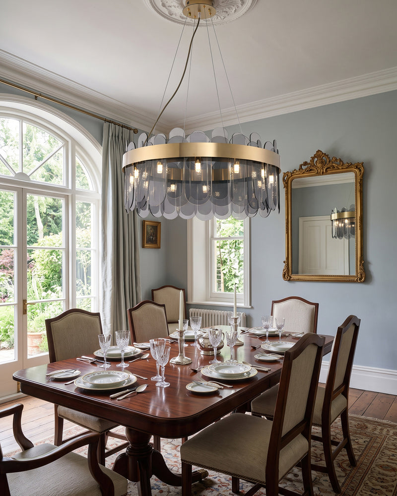 Solana Glass Chandelier