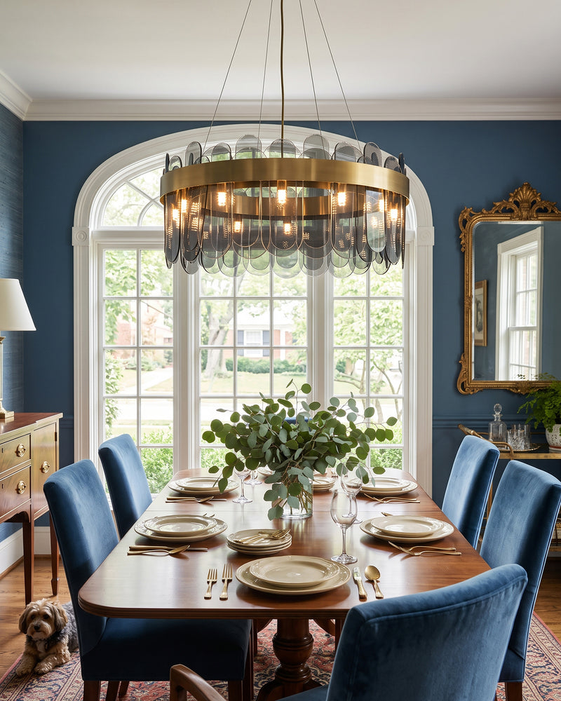 Solana Glass Chandelier