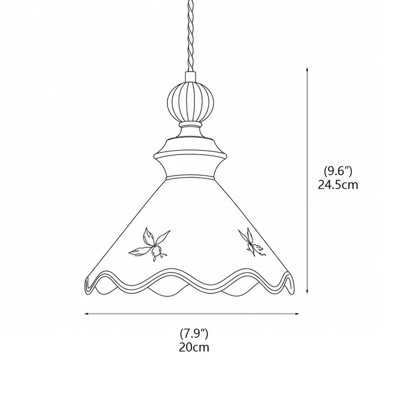 Solene Ceramic Pendant Lamp