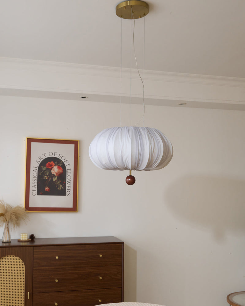 Solis Pleated Fabric Pendant Lamp