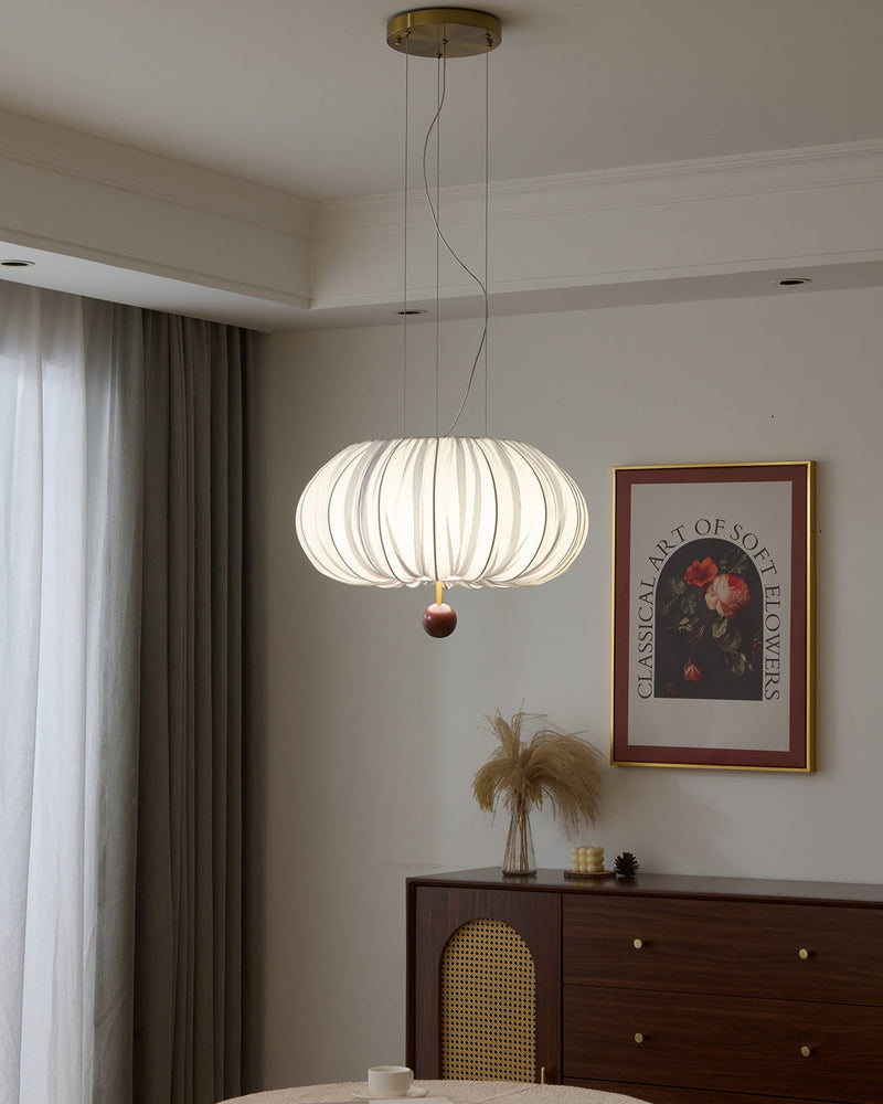 Solis Pleated Fabric Pendant Lamp
