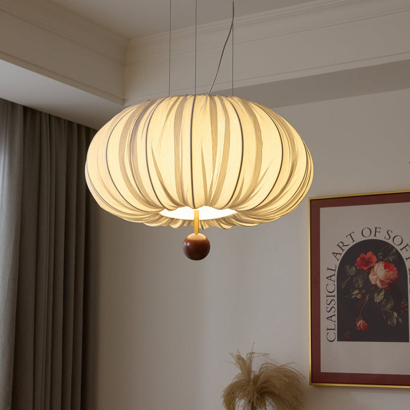 Solis Pleated Fabric Pendant Lamp
