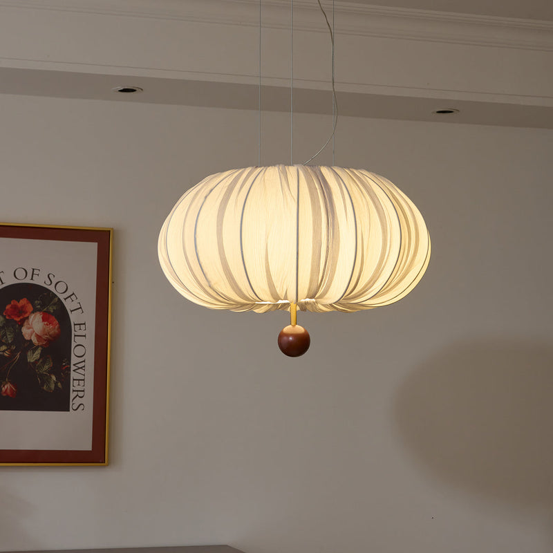 Solis Pleated Fabric Pendant Lamp