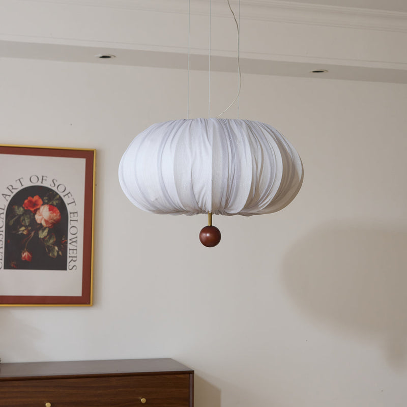 Solis Pleated Fabric Pendant Lamp