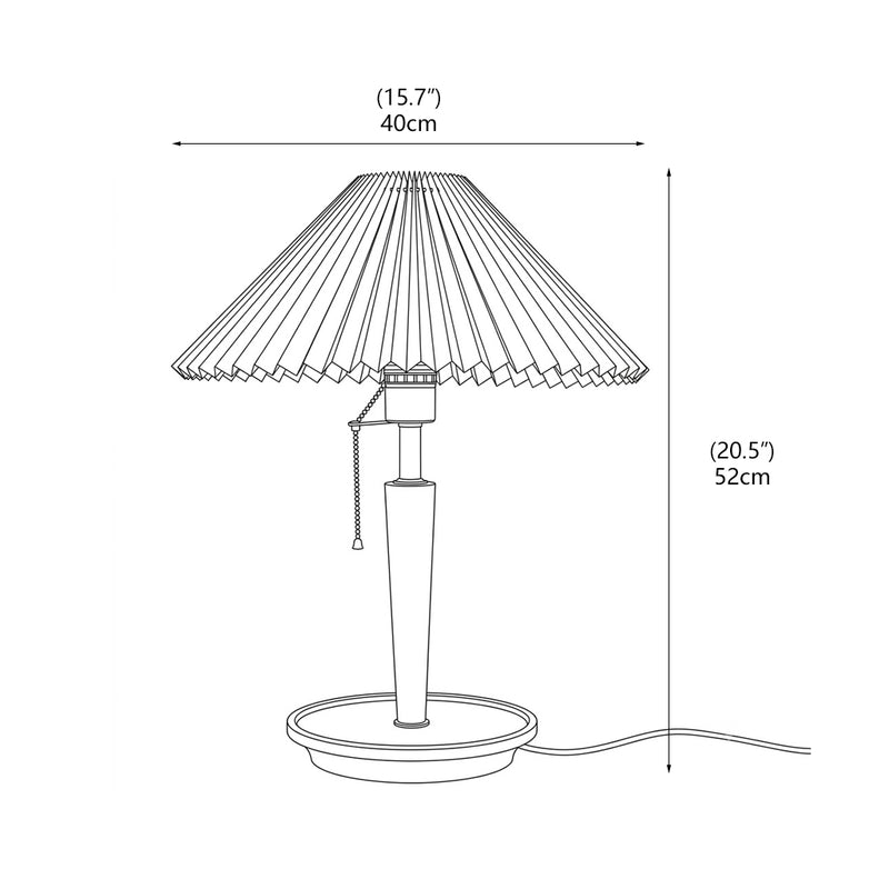 Soren Pleated Table Lamp
