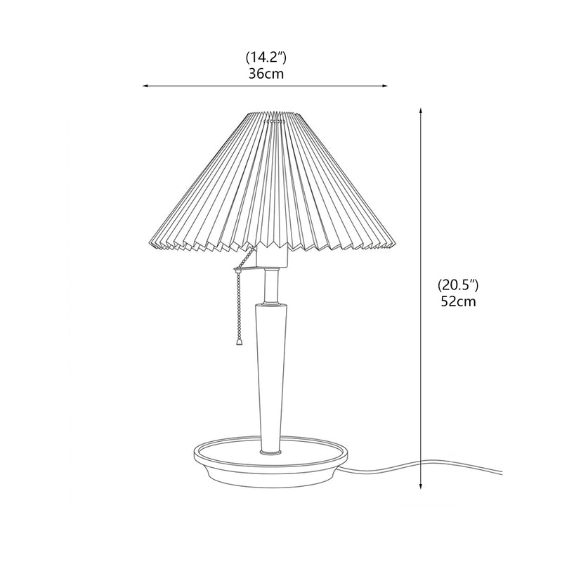 Soren Pleated Table Lamp