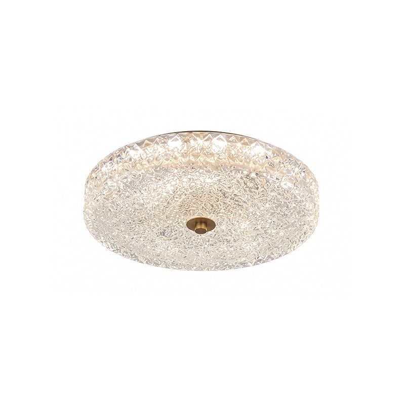 Sparkle Glass LED Flush Mount