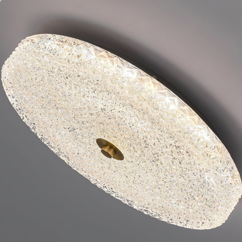 Sparkle Glass LED Flush Mount