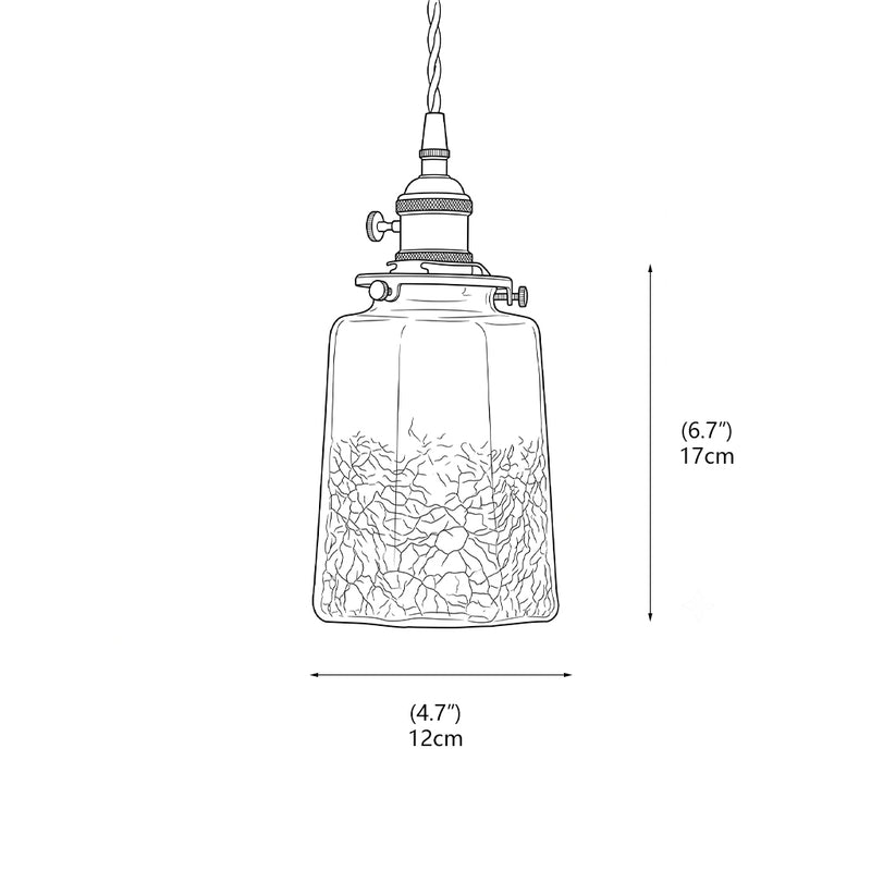 Sterling Glass Pendant Lamp