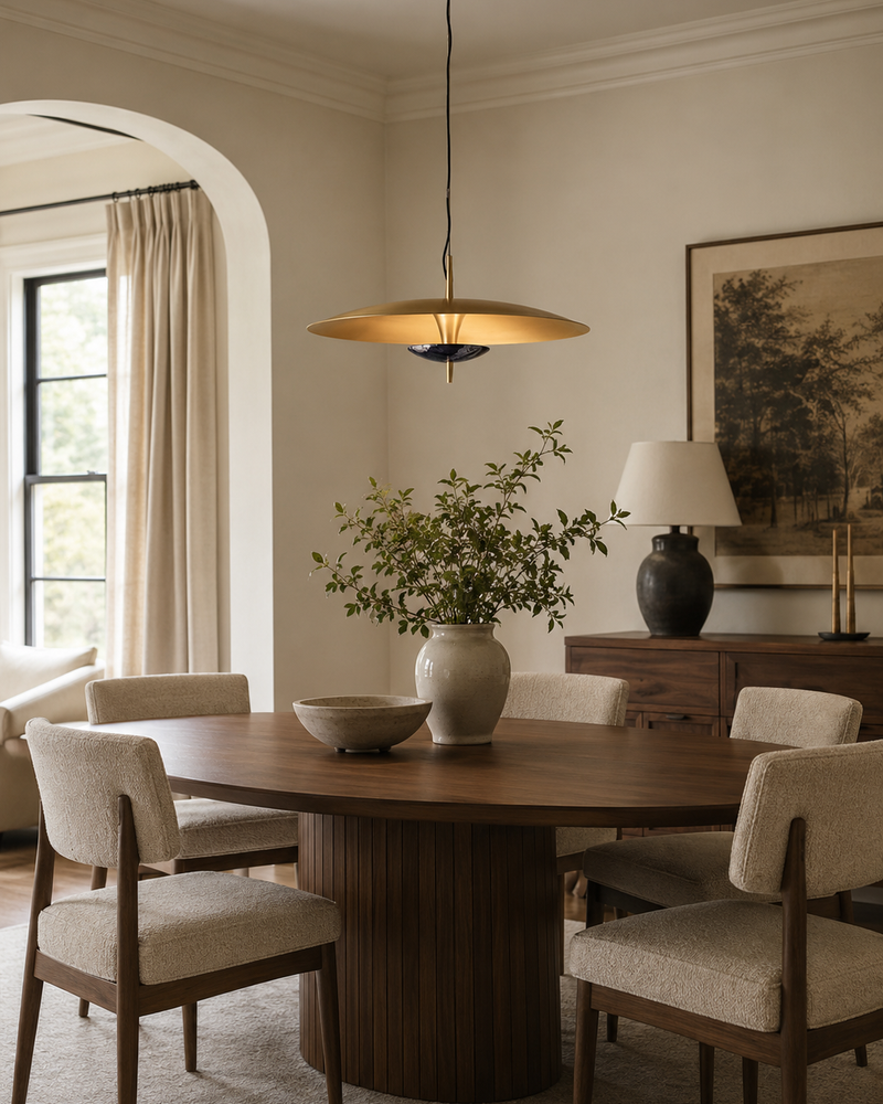 Surnames Disc Pendant lamp