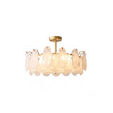 Sylvie Glass Semi-Flush Mount Ceiling Light