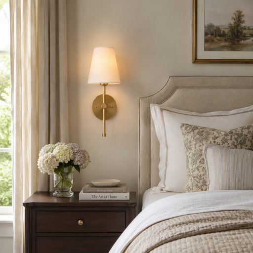 Thatcher Brass Wall Sconce – detail 2