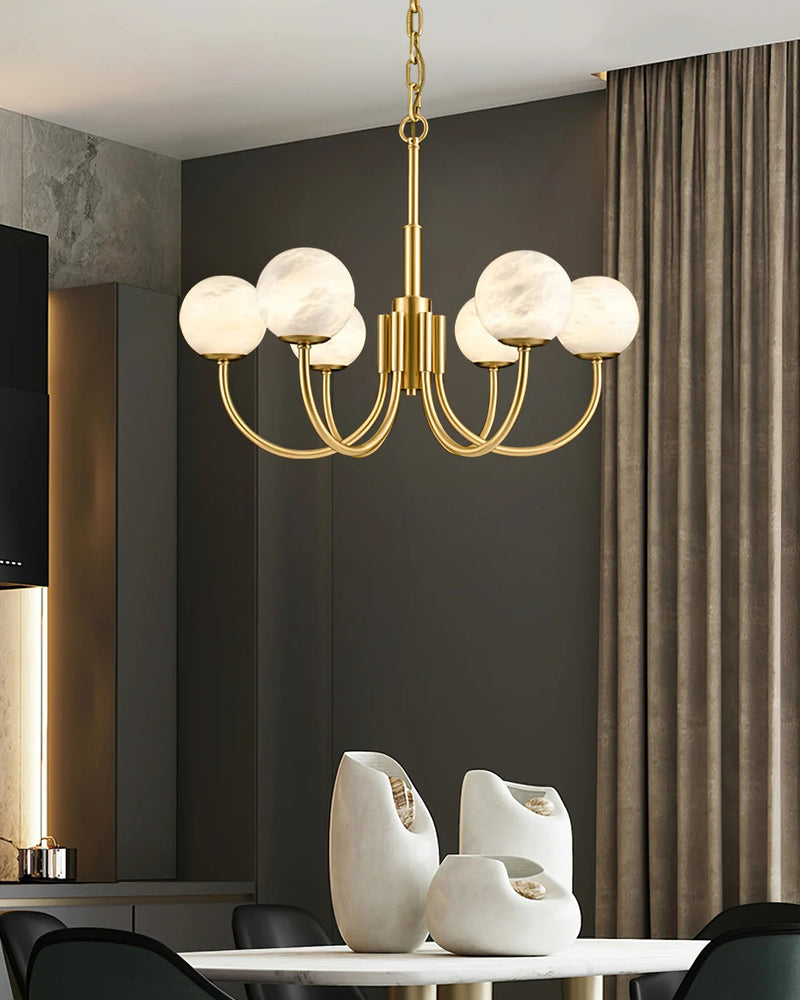 Theodore Alabaster Chandelier