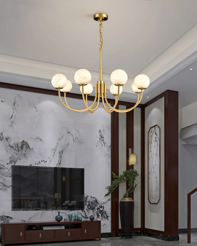 Theodore Alabaster Chandelier
