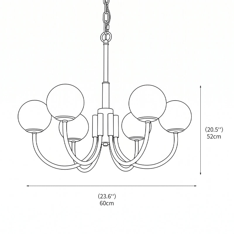 Theodore Alabaster Chandelier