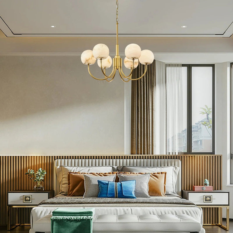 Theodore Alabaster Chandelier