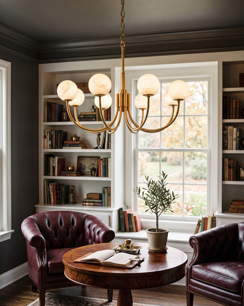 Theodore Alabaster Chandelier