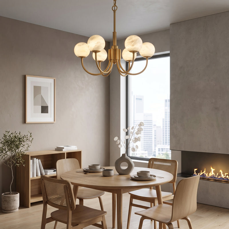 Theodore Alabaster Chandelier