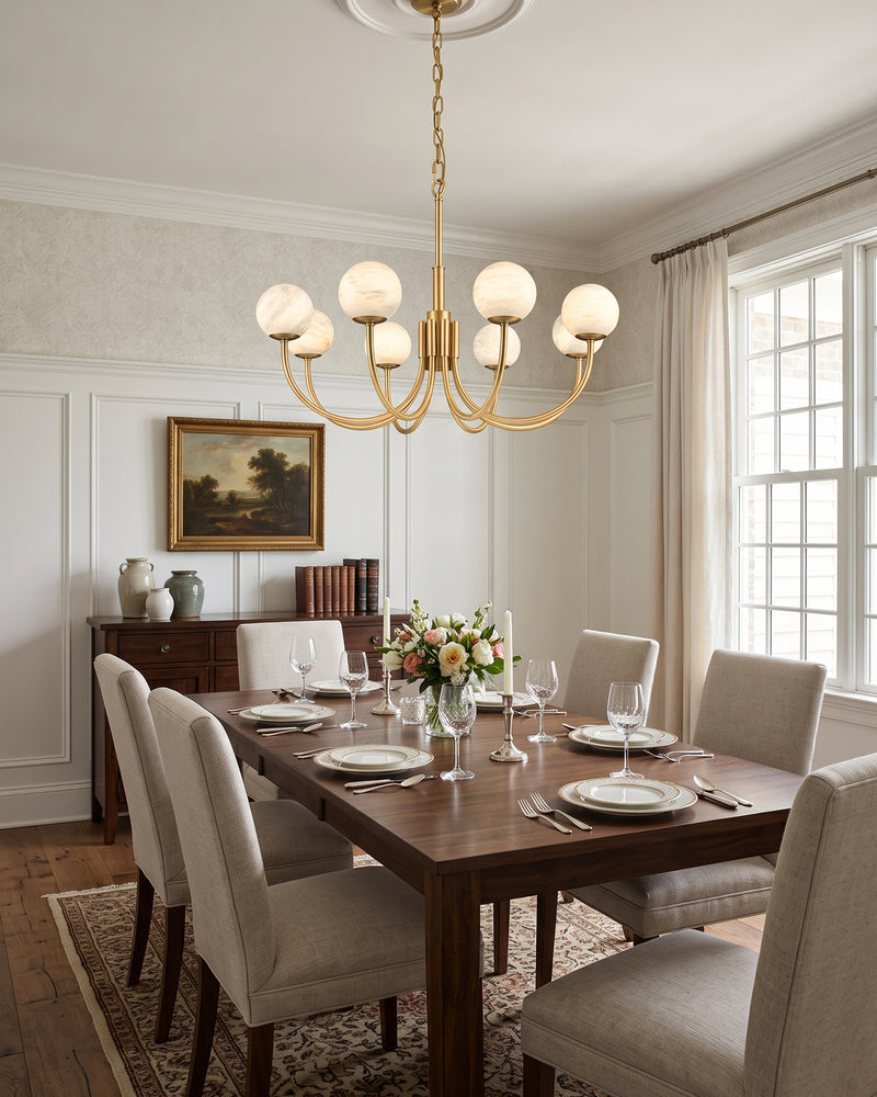 Theodore Alabaster Chandelier