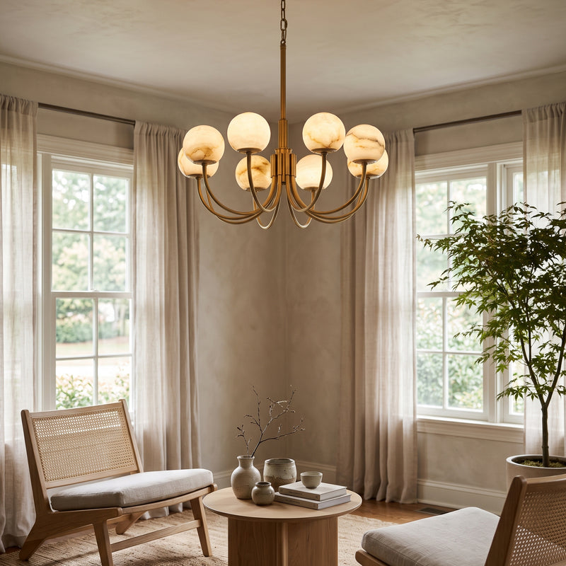 Theodore Alabaster Chandelier
