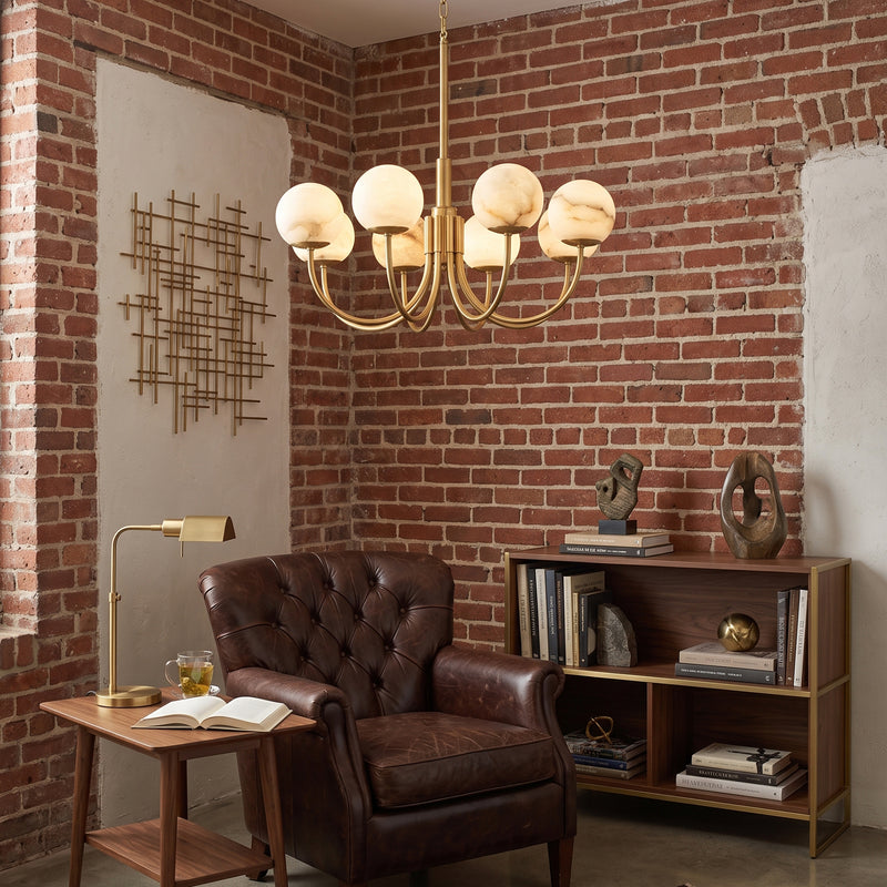 Theodore Alabaster Chandelier