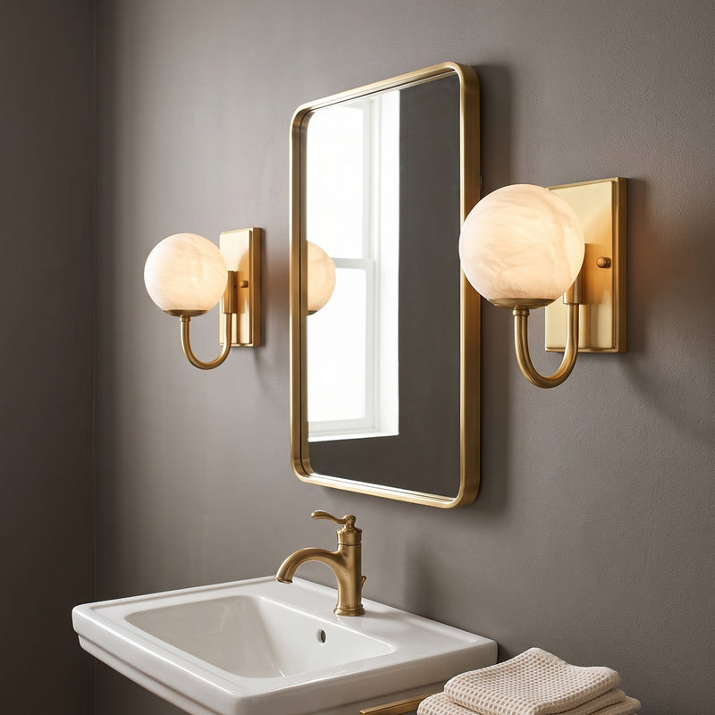 Theodore Alabaster Wall Sconce