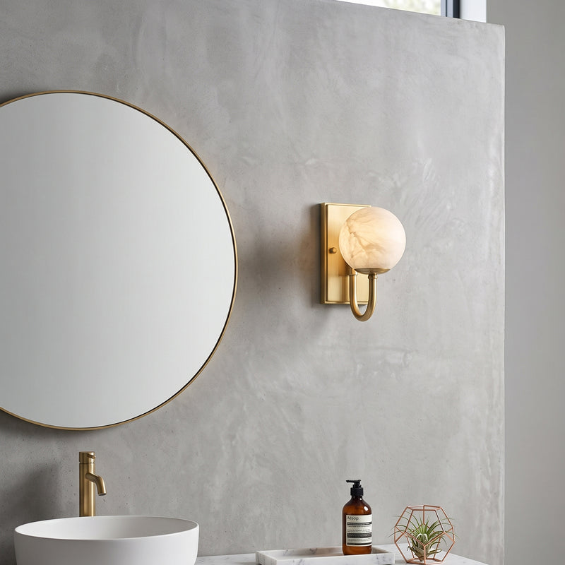 Theodore Alabaster Wall Sconce