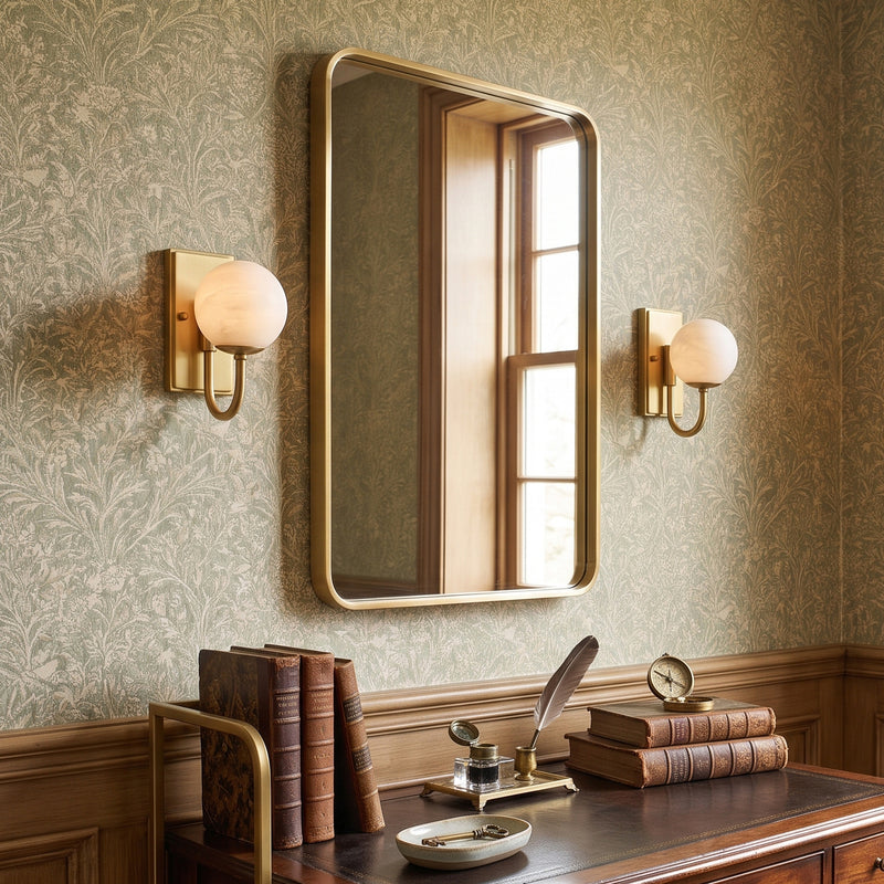Theodore Alabaster Wall Sconce