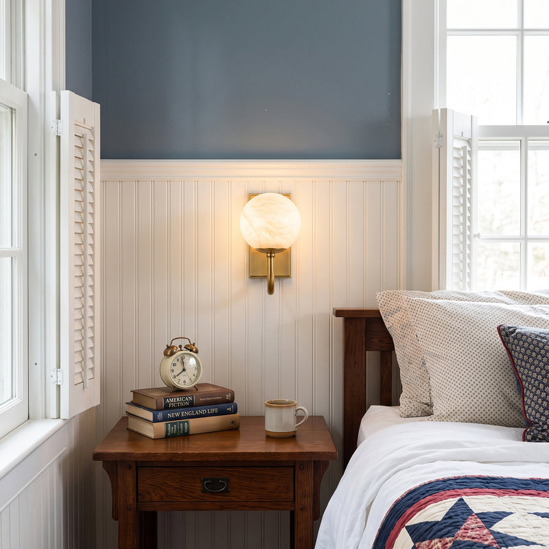 Theodore Alabaster Wall Sconce