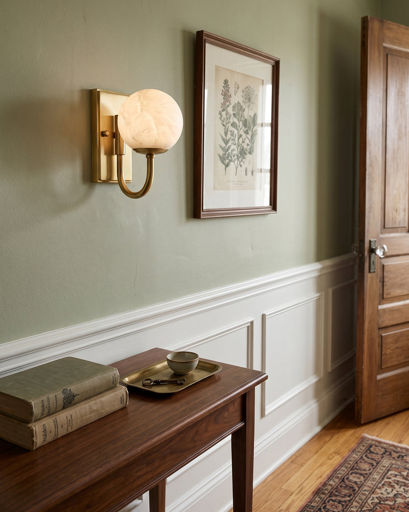 Theodore Alabaster Wall Sconce