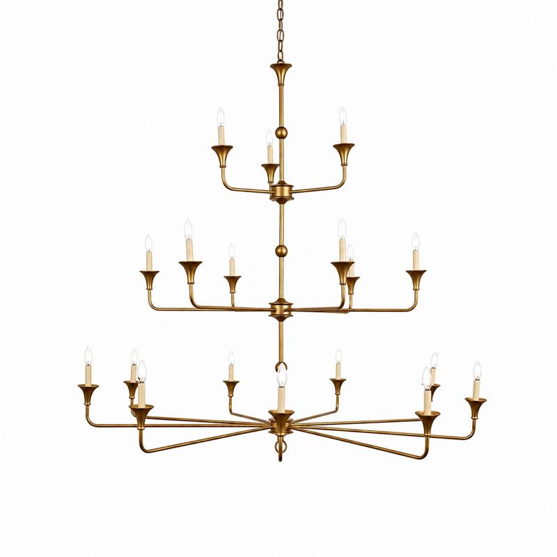 Thousand Brass Chandelier