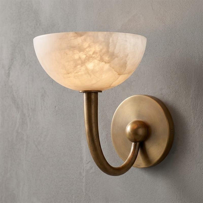 Torrance Alabaster Wall Sconce