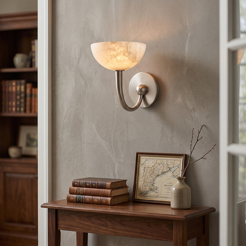 Torrance Alabaster Wall Sconce