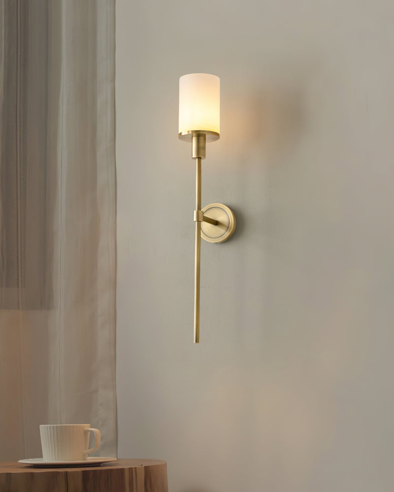Tracie Classic Alabaster Sconce