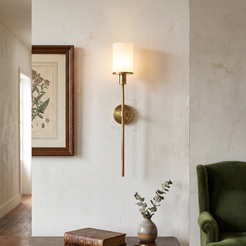 Tracie Classic Alabaster Sconce