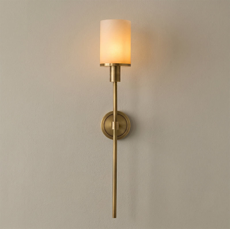 Tracie Classic Alabaster Sconce