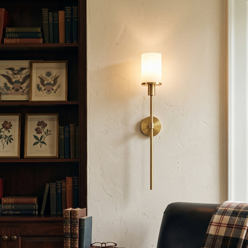 Tracie Classic Alabaster Sconce