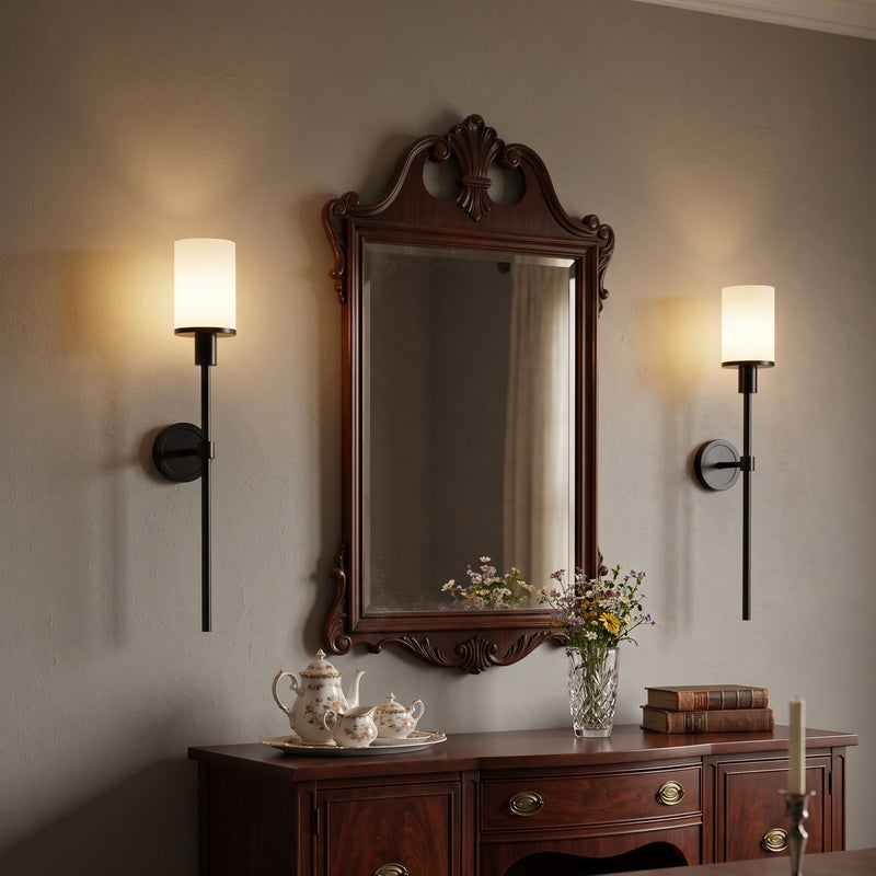 Tracie Classic Alabaster Sconce