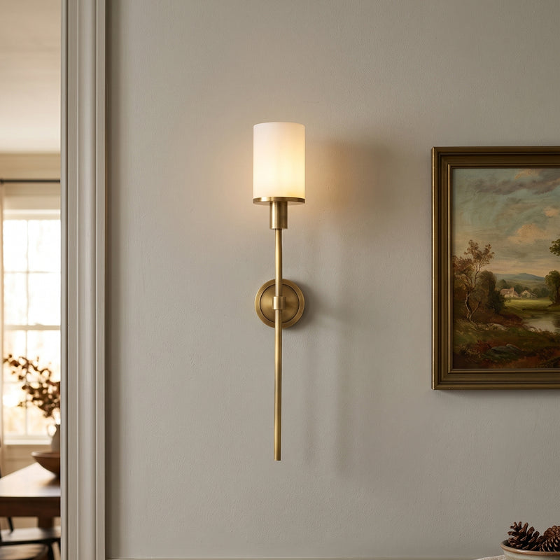 Tracie Classic Alabaster Sconce