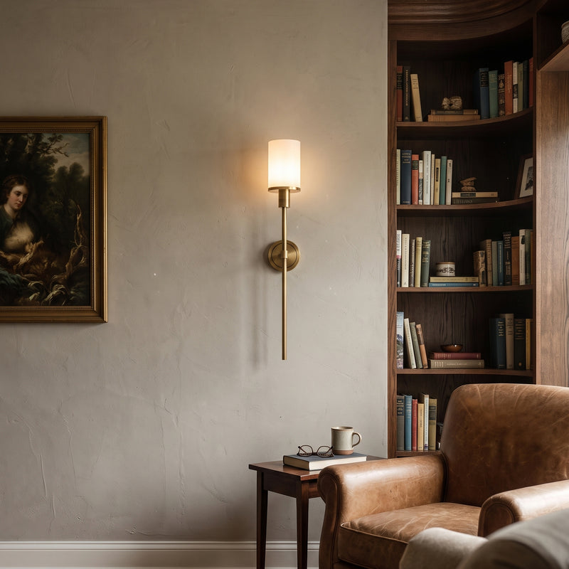 Tracie Classic Alabaster Sconce