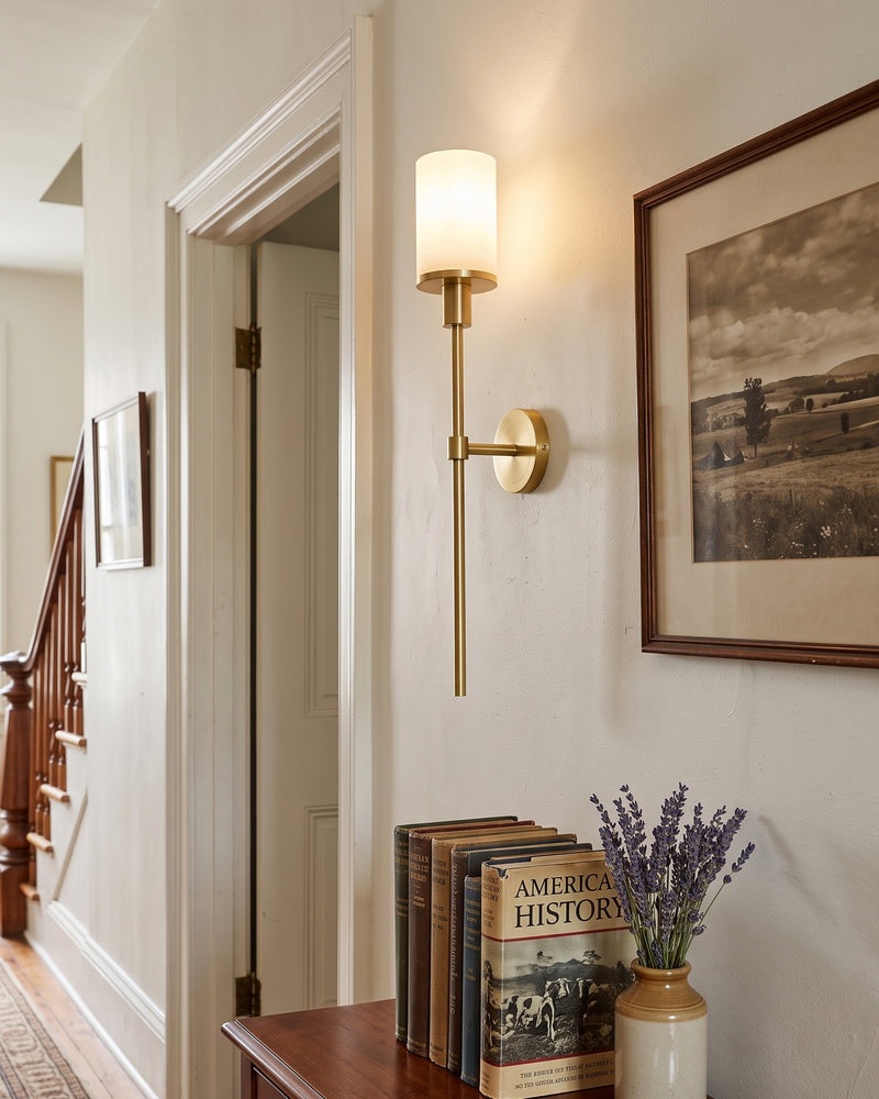 Tracie Classic Alabaster Sconce