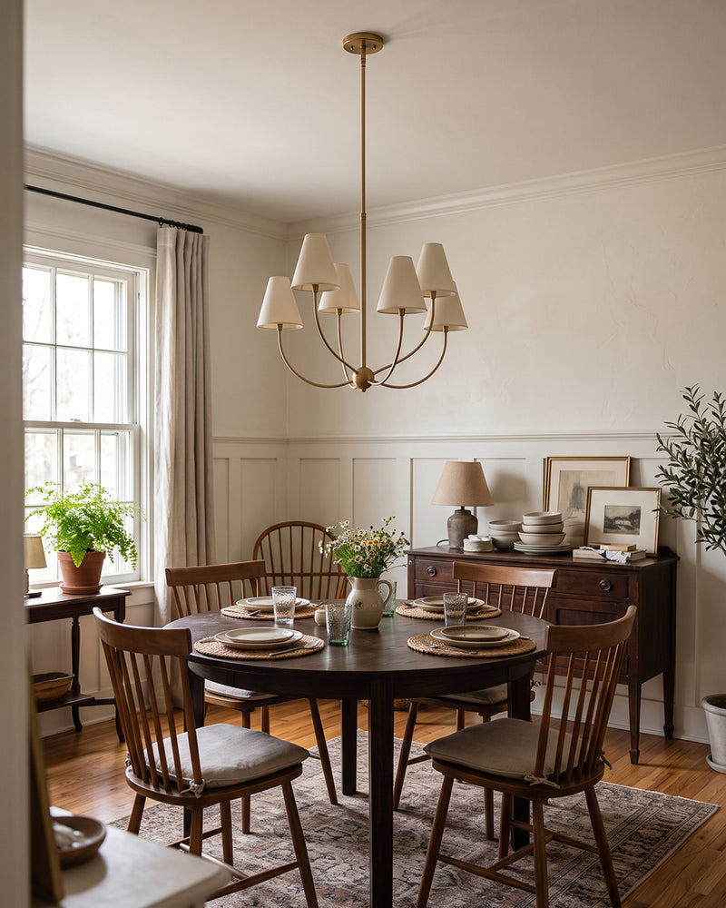 Tristan Sweeping Arm Chandelier – detail 8