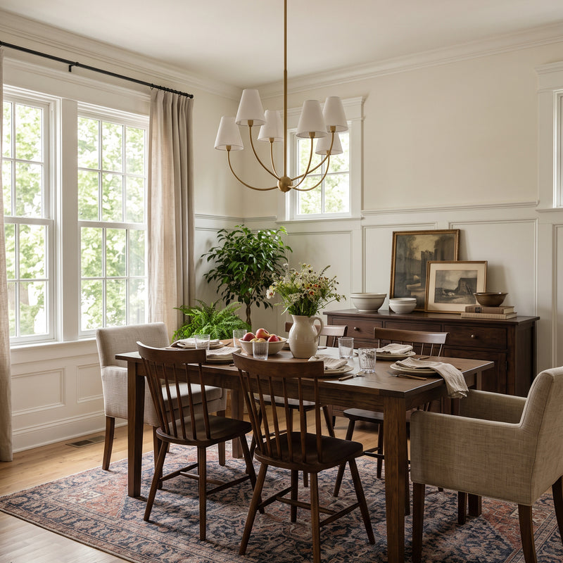Tristan Sweeping Arm Chandelier – detail 4